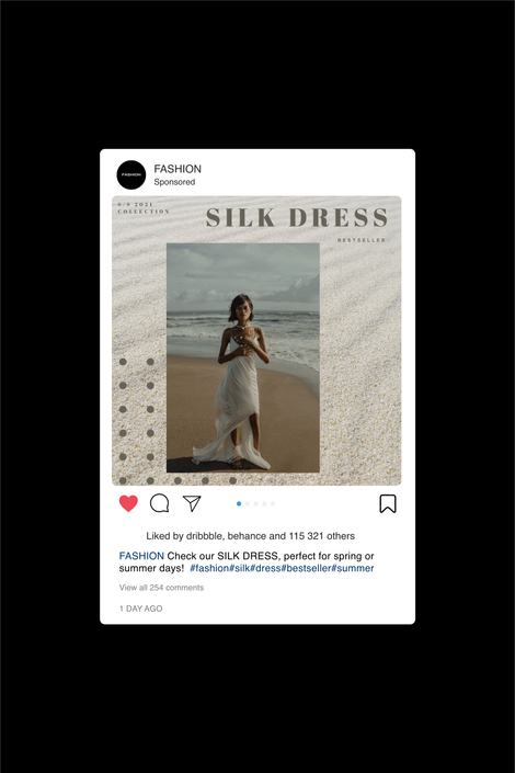 silk dress post